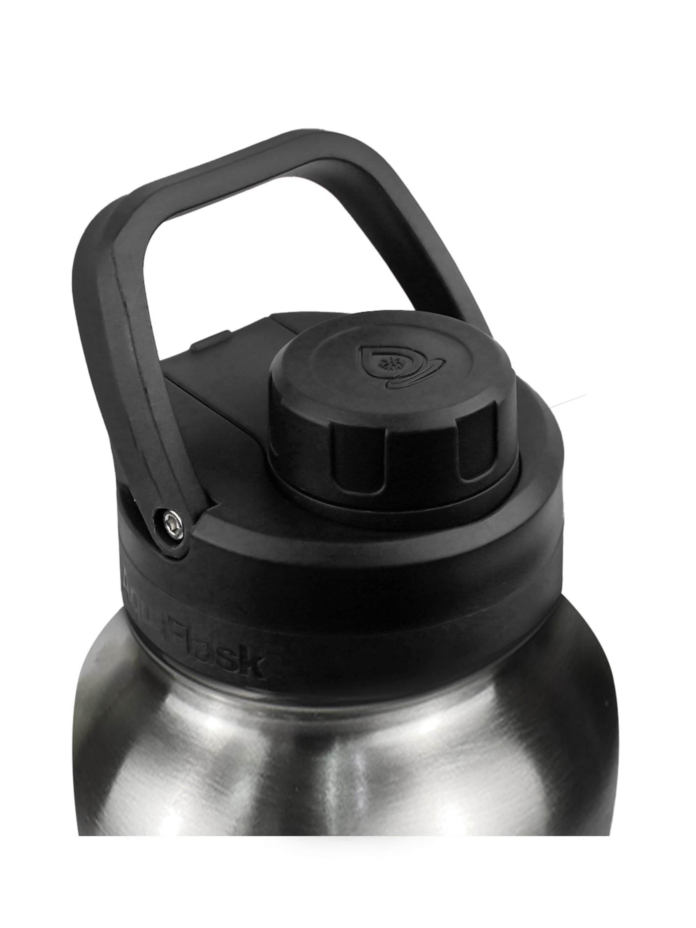 AquaFlask Láhev na vodu 'AquaFlask Termoláhev REGULAR+ 1,18l' – stříbrná