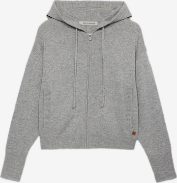 Trussardi - Cárdigan en gris: frente