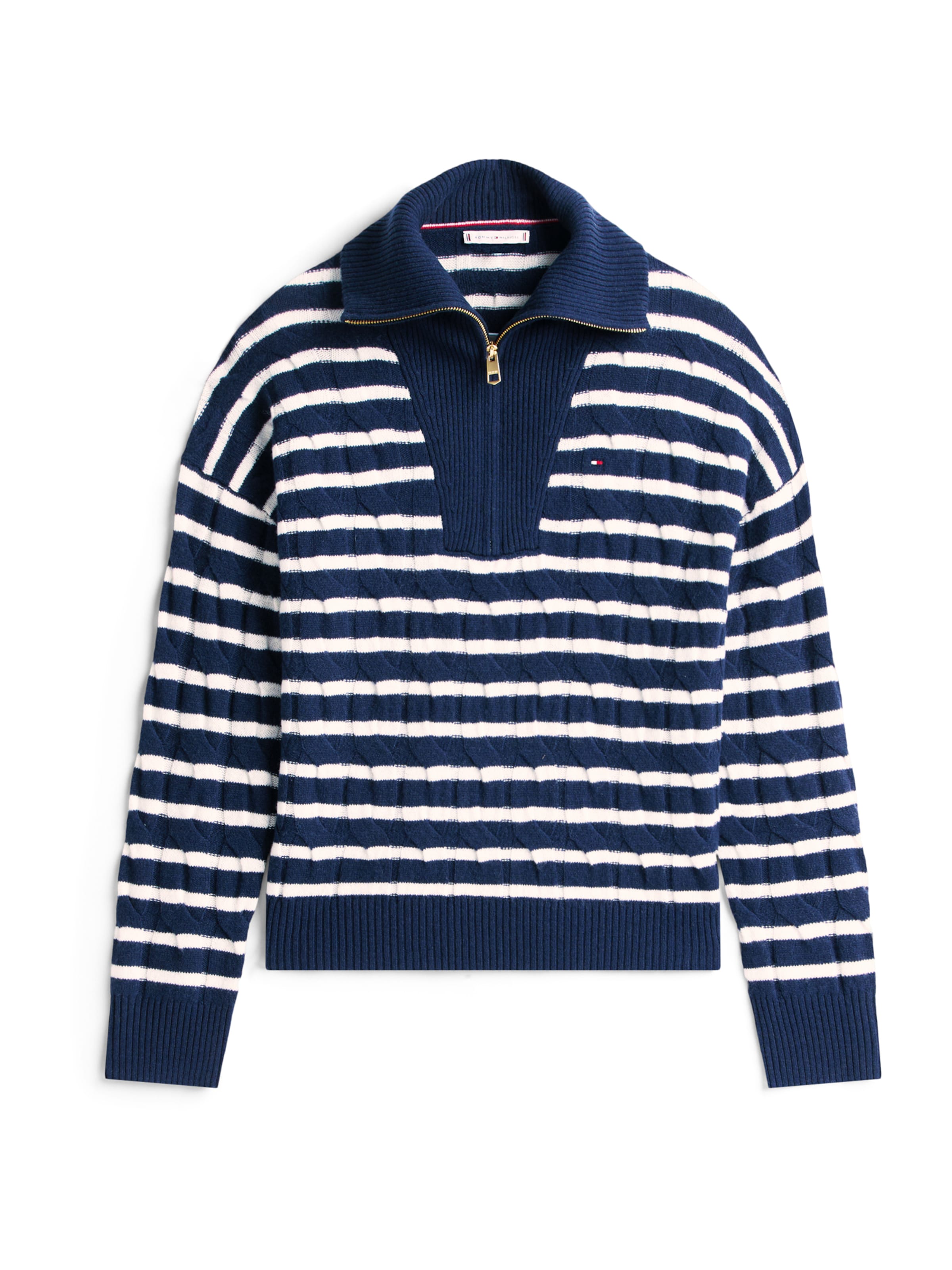 Pull-over TOMMY HILFIGER en bleu : devant