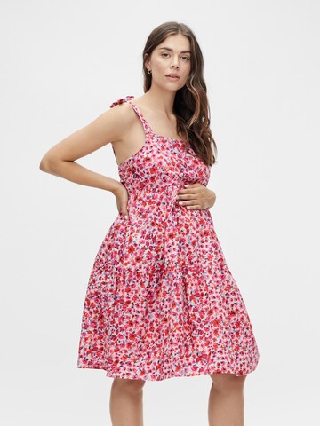 Vero Moda Maternity Letní šaty 'METTE' – pink: přední strana