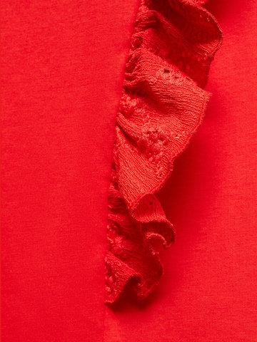 MANGO Top 'DUNA' | rdeča barva