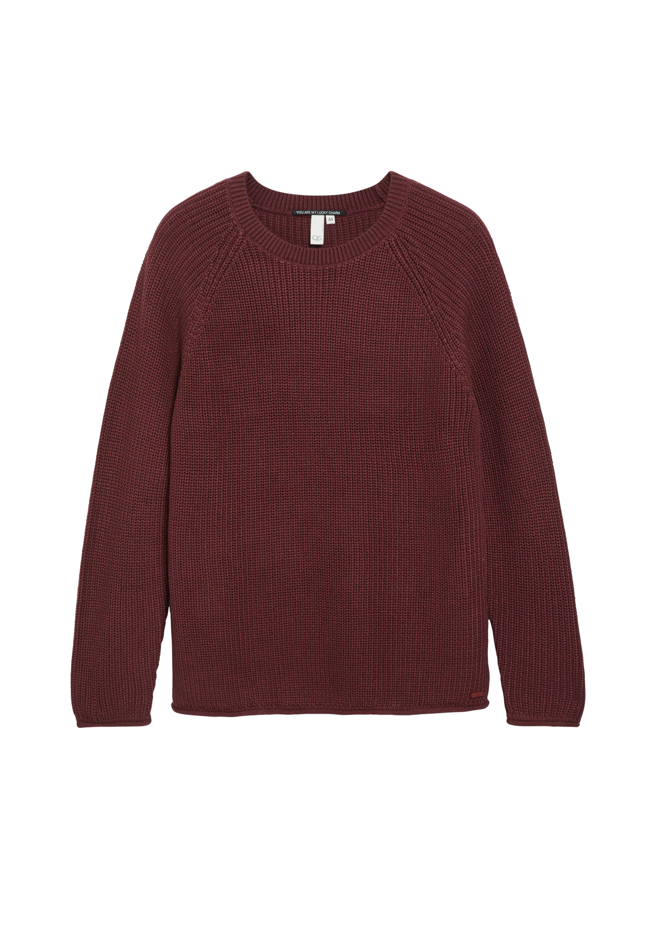Pull-over QS en rouge : devant