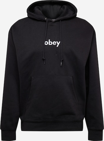 Obey Sweatshirt in Zwart: voorkant