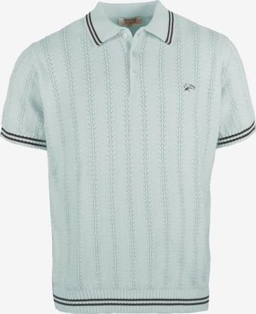 T-Shirt INDICODE en bleu : devant