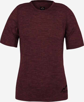normani Functioneel shirt 'Cairns' in Rood: voorkant