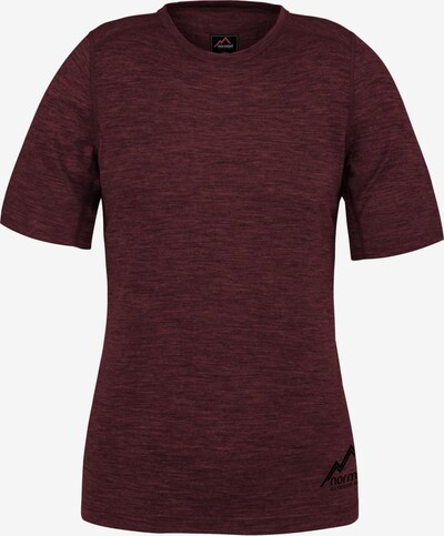 normani T-shirt fonctionnel 'Cairns' en bordeaux / noir, Vue avec produit