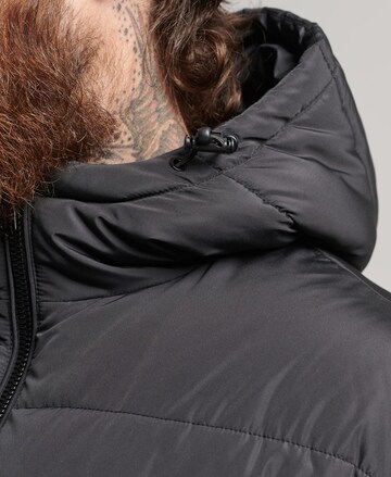 Superdry Between-Seasons Coat in Black