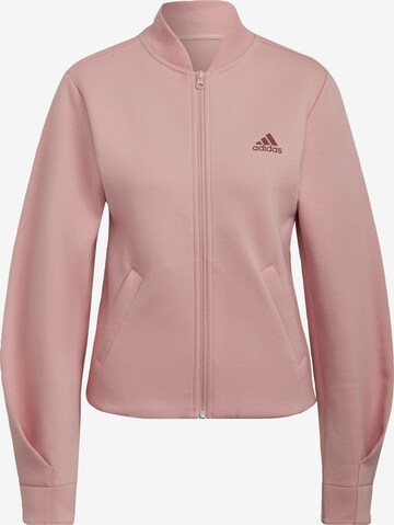 ADIDAS SPORTSWEAR Αθλητική ζακέτα φούτερ σε ροζ