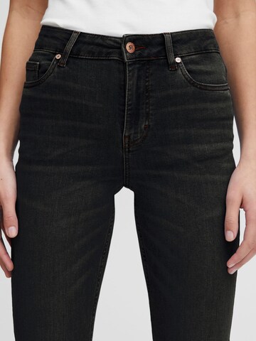PULZ Jeans - Slimfit Vaquero 'Emma' en negro