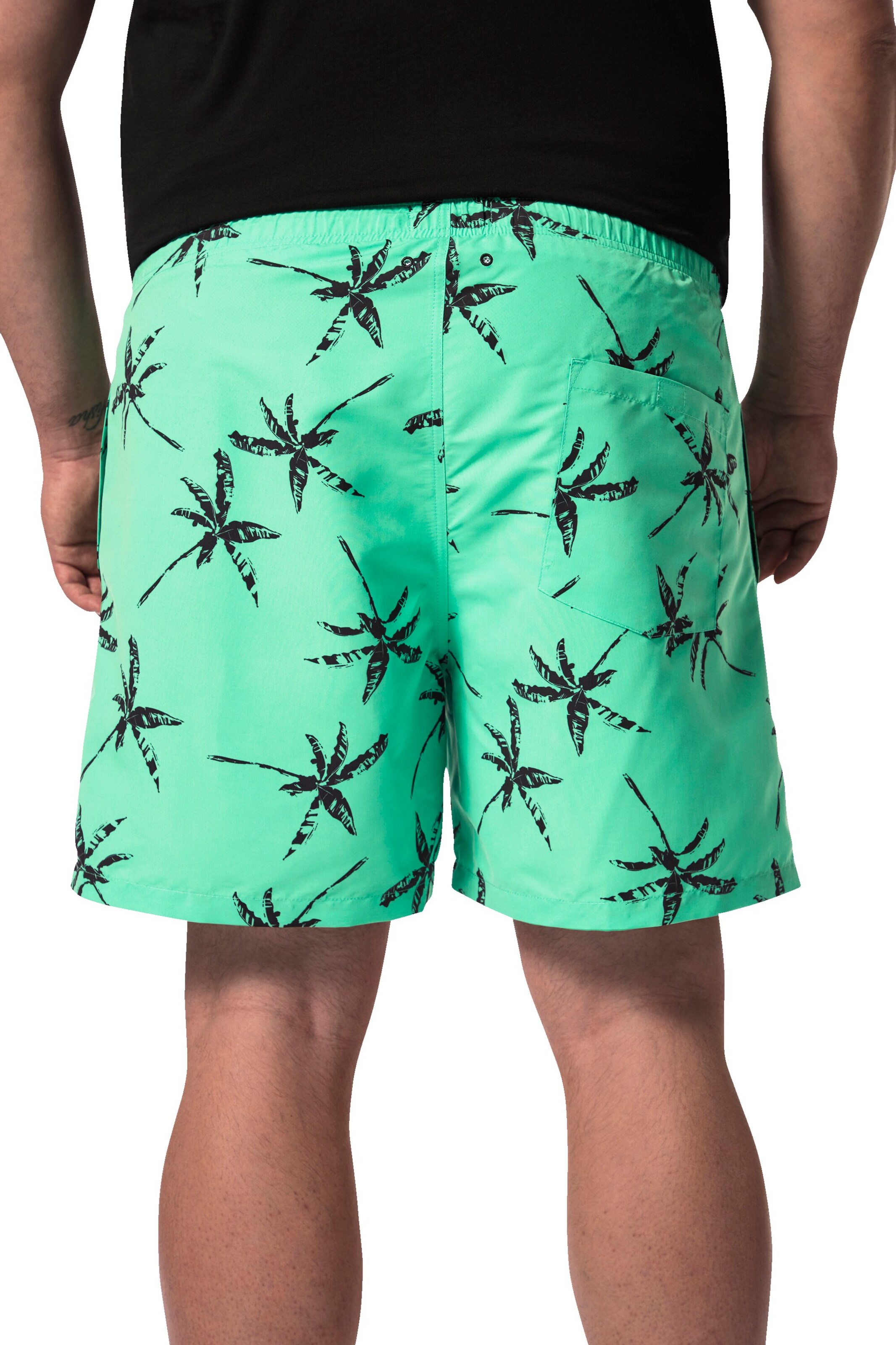 Men Plus Swimming shorts in Green
