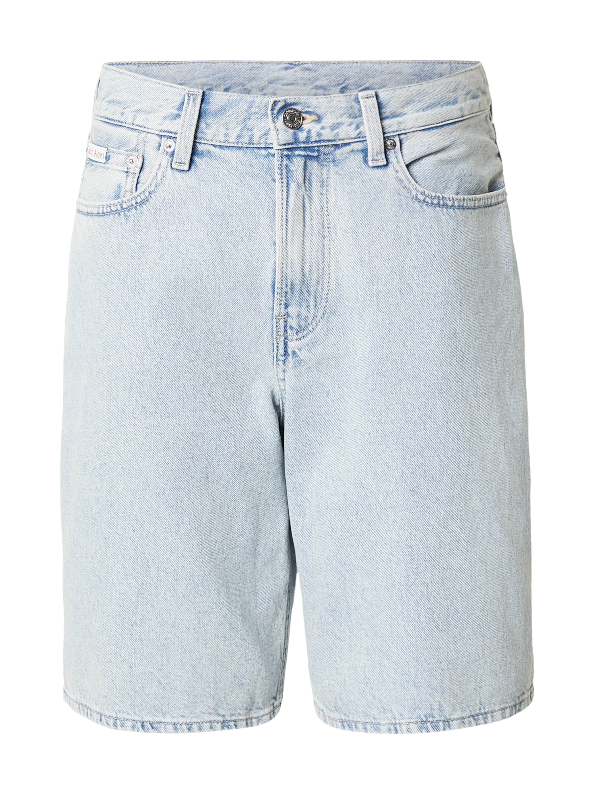 Calvin Klein Jeans Loosefit Jeans in Blauw: voorkant