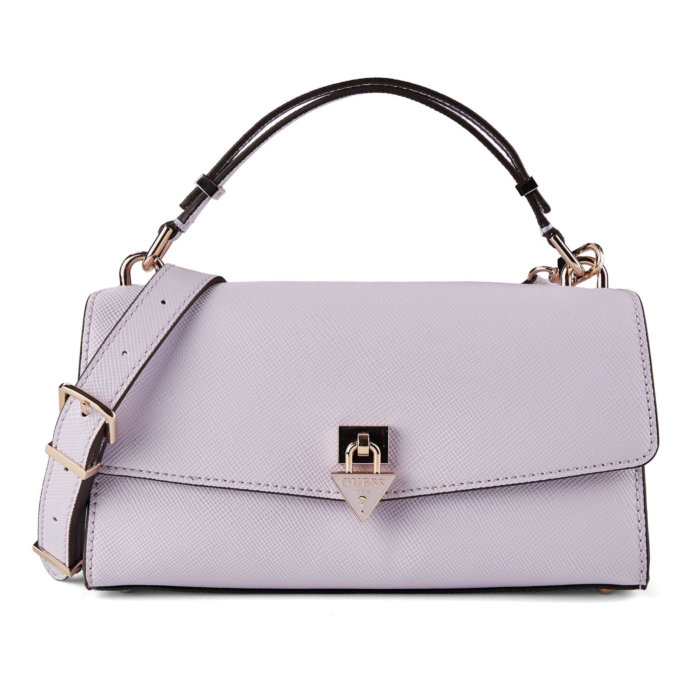 Borsa a mano 'Patsie' di GUESS in lilla: frontale