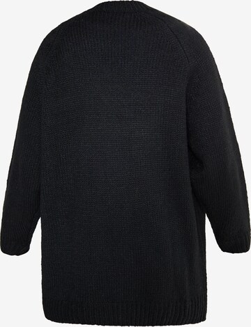 usha WHITE LABEL Knit cardigan in Black