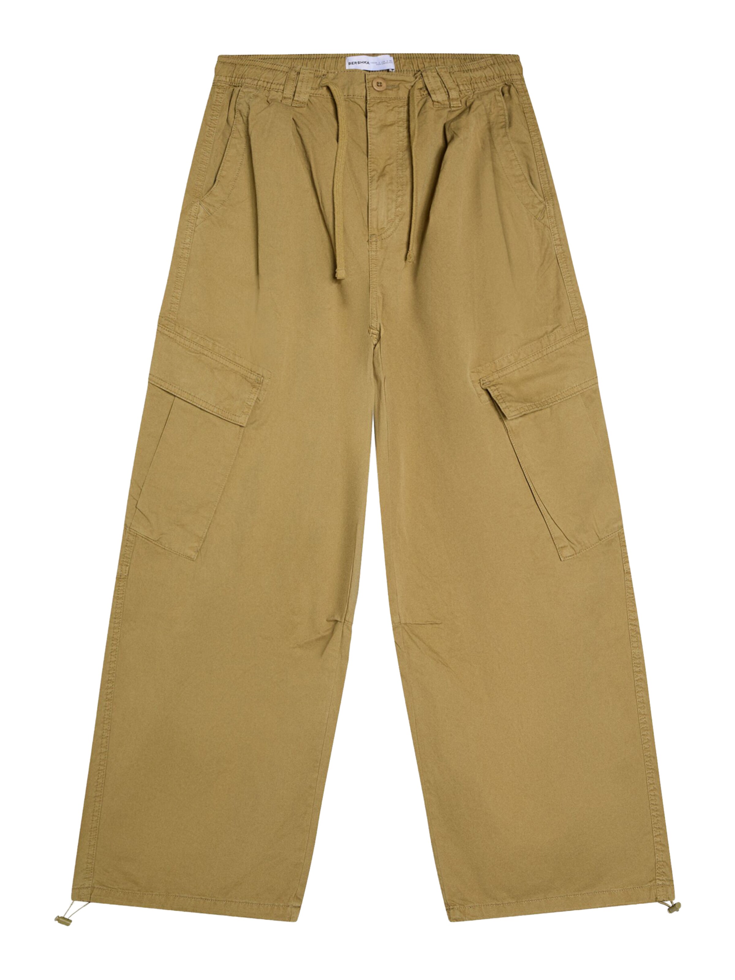 Bershka Hose in khaki, Produktansicht