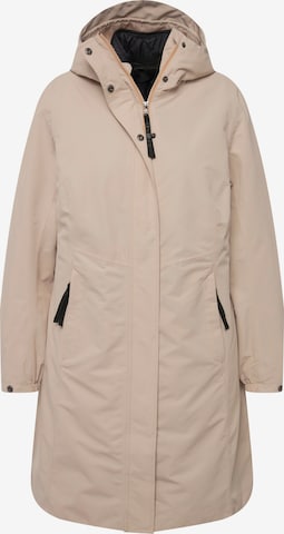 Ulla Popken Funktionsjacke in Beige: predná strana