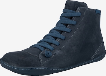 CAMPER Lace-Up Ankle Boots 'Peu Cami' in Blue: front