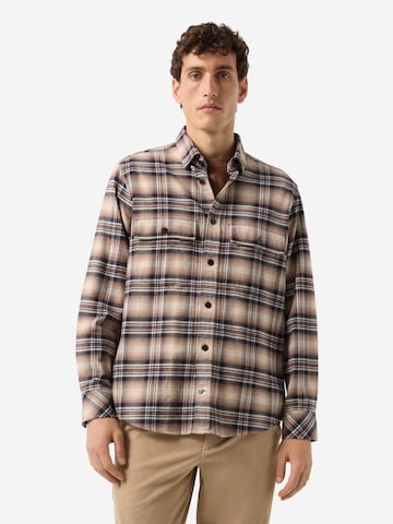BOGNER Comfort fit Button Up Shirt 'Heiko' in Beige: front
