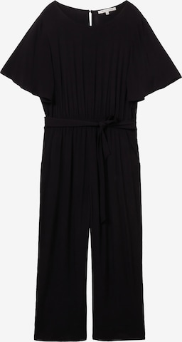 TOM TAILOR DENIM Jumpsuit in Schwarz: predná strana