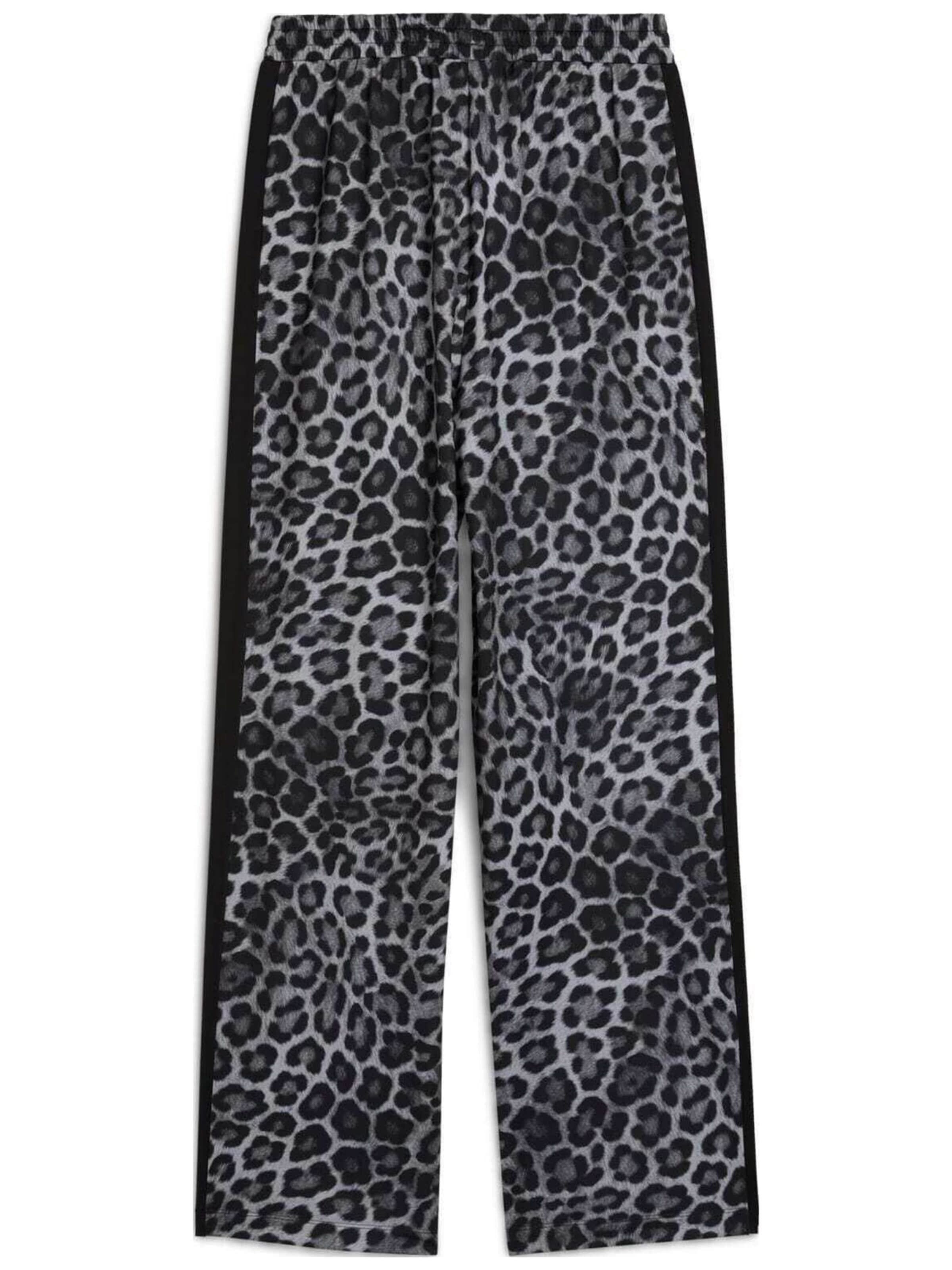 PUMA Regular Sporthose 'Puma T7 Leo Luxe Aop Straight Pants'‌‌‌‌‌‌‌‌‌‌ in Grau