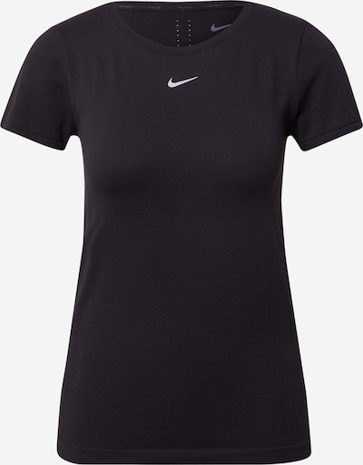 NIKE Sporta krekls 'Aura', krāsa - melns / balts, Preces skats