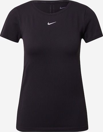 NIKE Sportshirt 'Aura' in Schwarz: predná strana