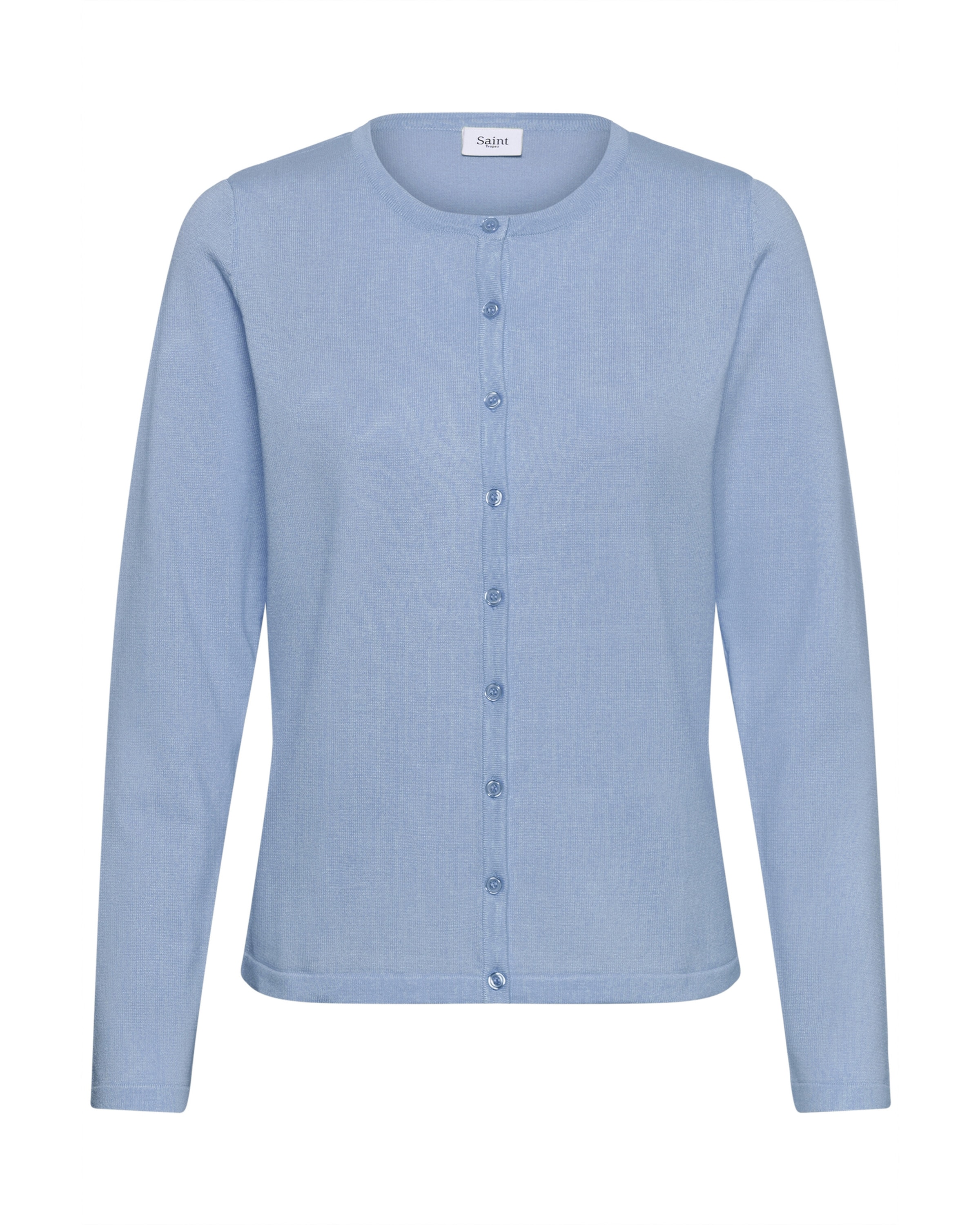 SAINT TROPEZ Strickjacke 'MilaSZ' in Blau: Vorderseite