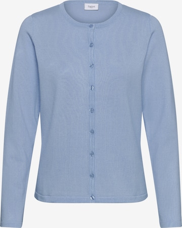 SAINT TROPEZ Strickjacke 'MilaSZ' in Blau: Vorderseite