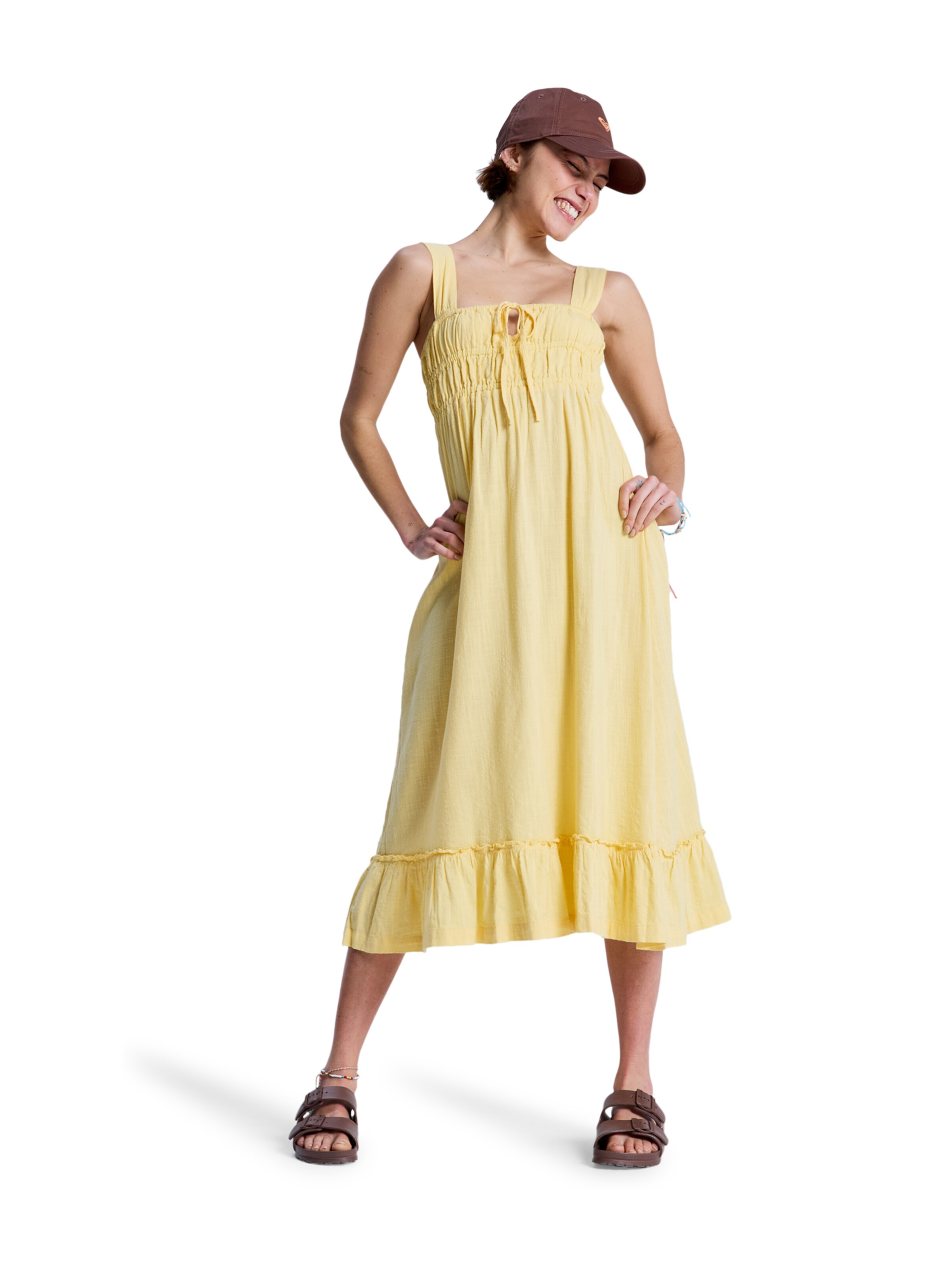 ROXY Kleid 'Paradise Winds' in Gelb