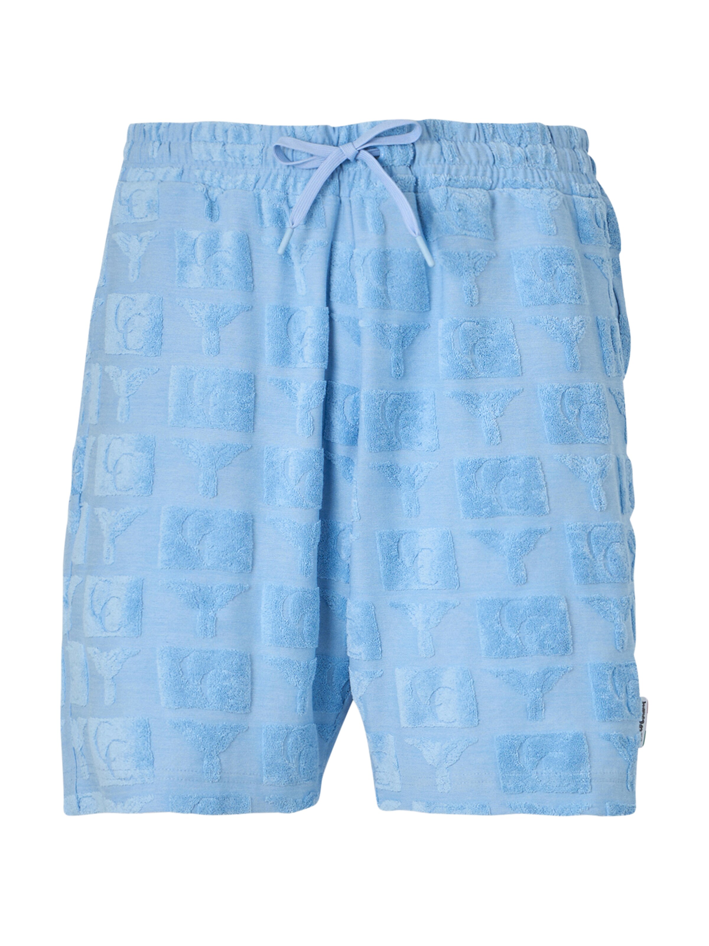 Carlo Colucci Trousers 'Egarter' in Blue: front