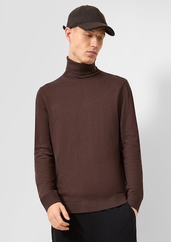 QS Pullover in Braun: Vorderseite