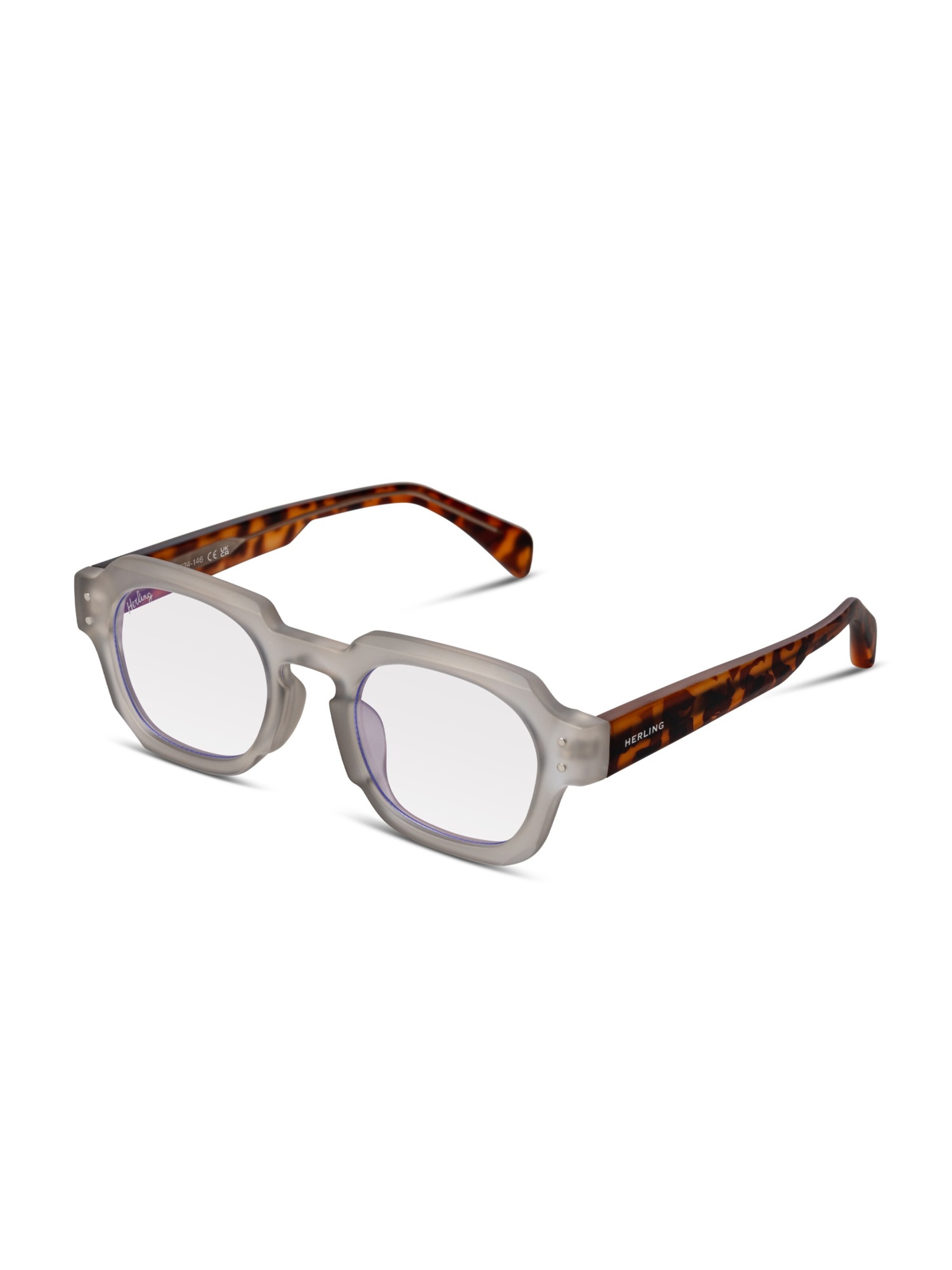 Herling Glasses 'Grayson Blue Light' in Brown: front