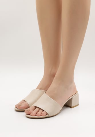 usha BLACK LABEL Mules in Beige