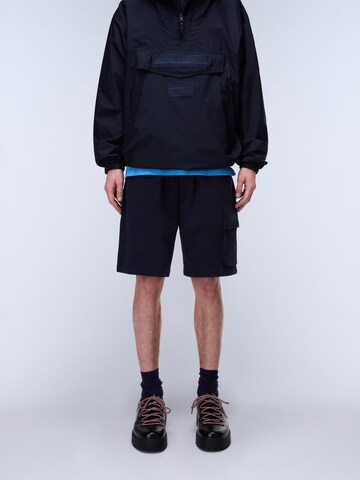 NAPAPIJRI Štandardný strih Nohavice 'N-BOX LOGO CARGO' - Modrá