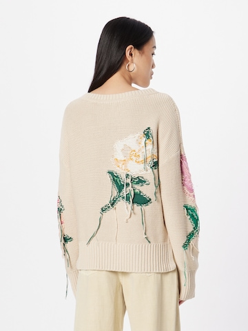 Twinset Sweter 'MAGLIA' w kolorze beżowy