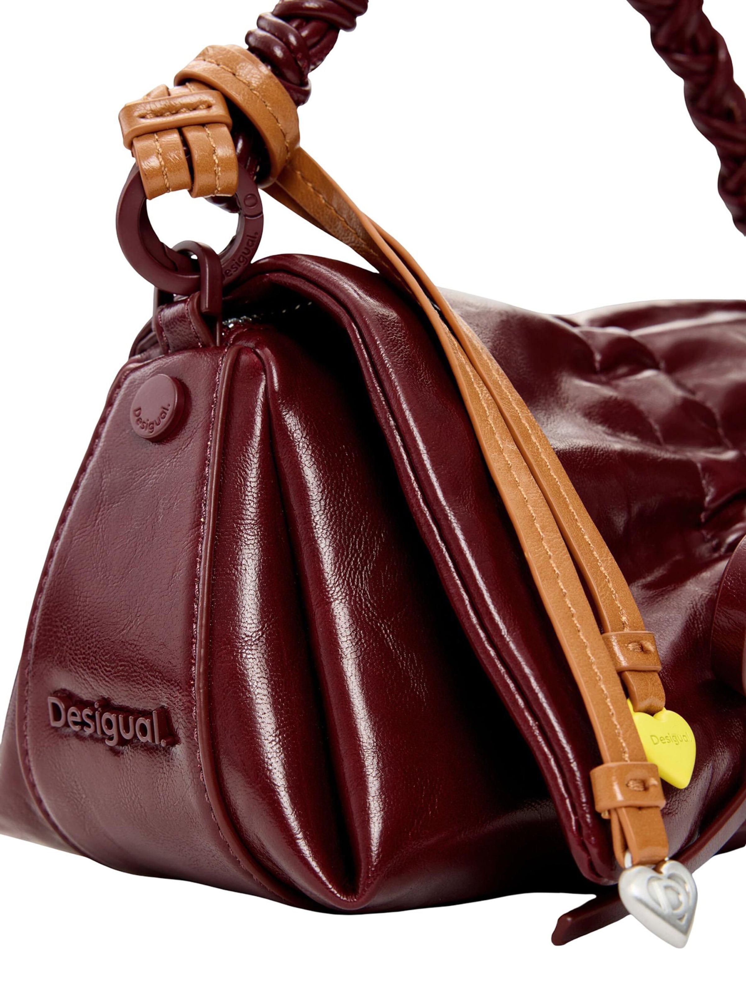 Desigual - Mala de ombro 'BAG_RODIO NARON MINI FL 26SAXP91' em vermelho