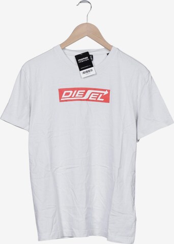 DIESEL T-Shirt XL in Weiß: predná strana