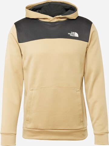 THE NORTH FACE Athletic Sweatshirt 'REAXION' in Green: front