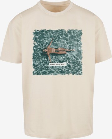 T-Shirt 'Summer - On My Mind' Merchcode en beige : devant