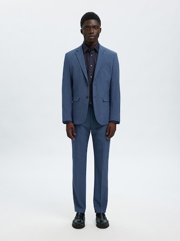 SELECTED Slim Fit Hemd 'SLHCLARK' in Blau