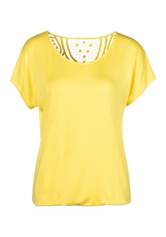 T-shirt VIVANCE en jaune : devant