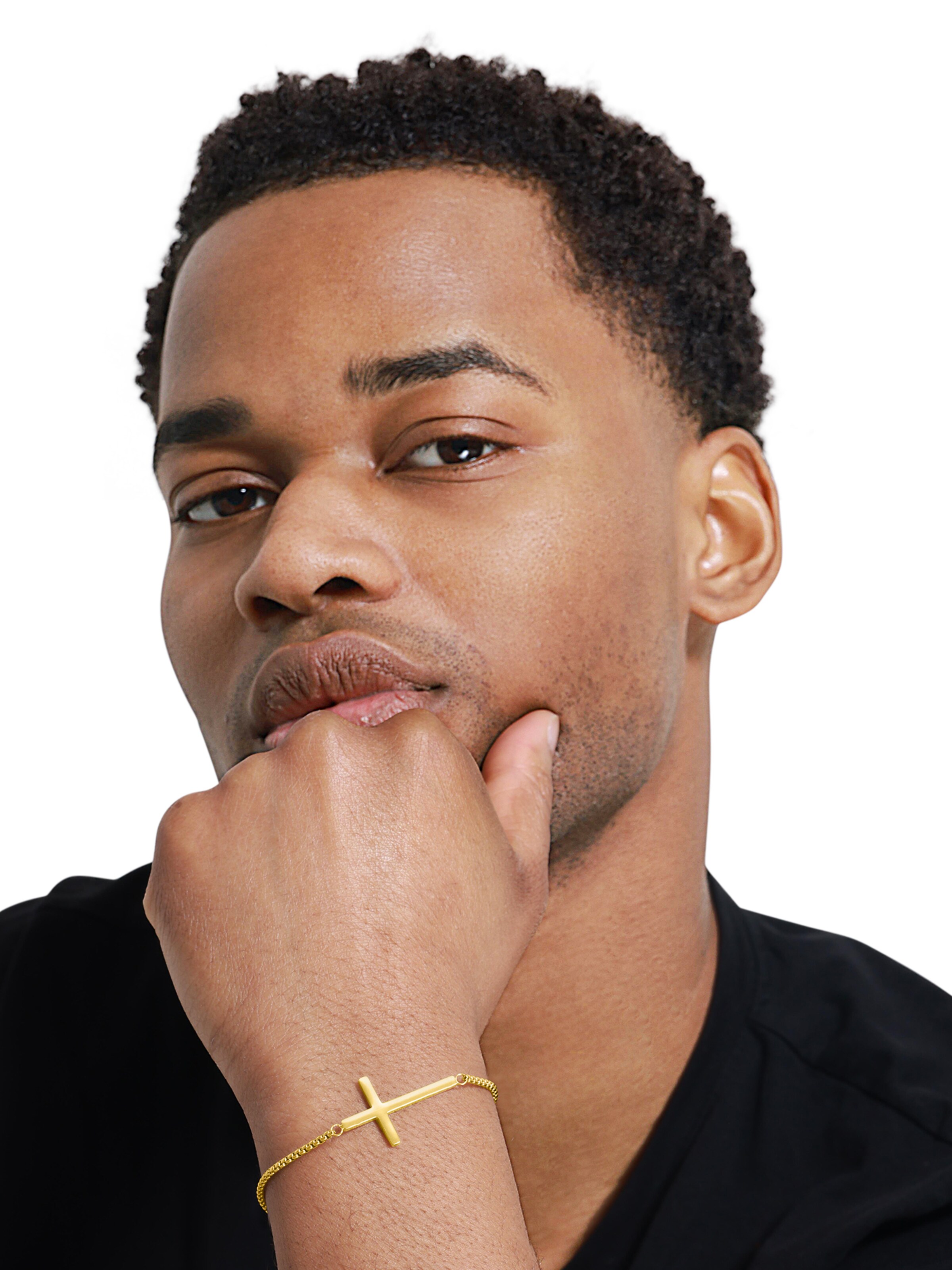 Heideman Armband 'Evan' in Gold: Vorderseite