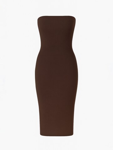 Nudyess Summer Dress 'Melrose Maxi' in Brown: front