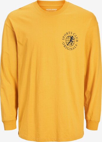 T-Shirt 'Brink' JACK & JONES en jaune : devant