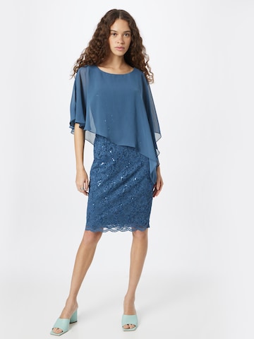 Robe de cocktail SWING en bleu