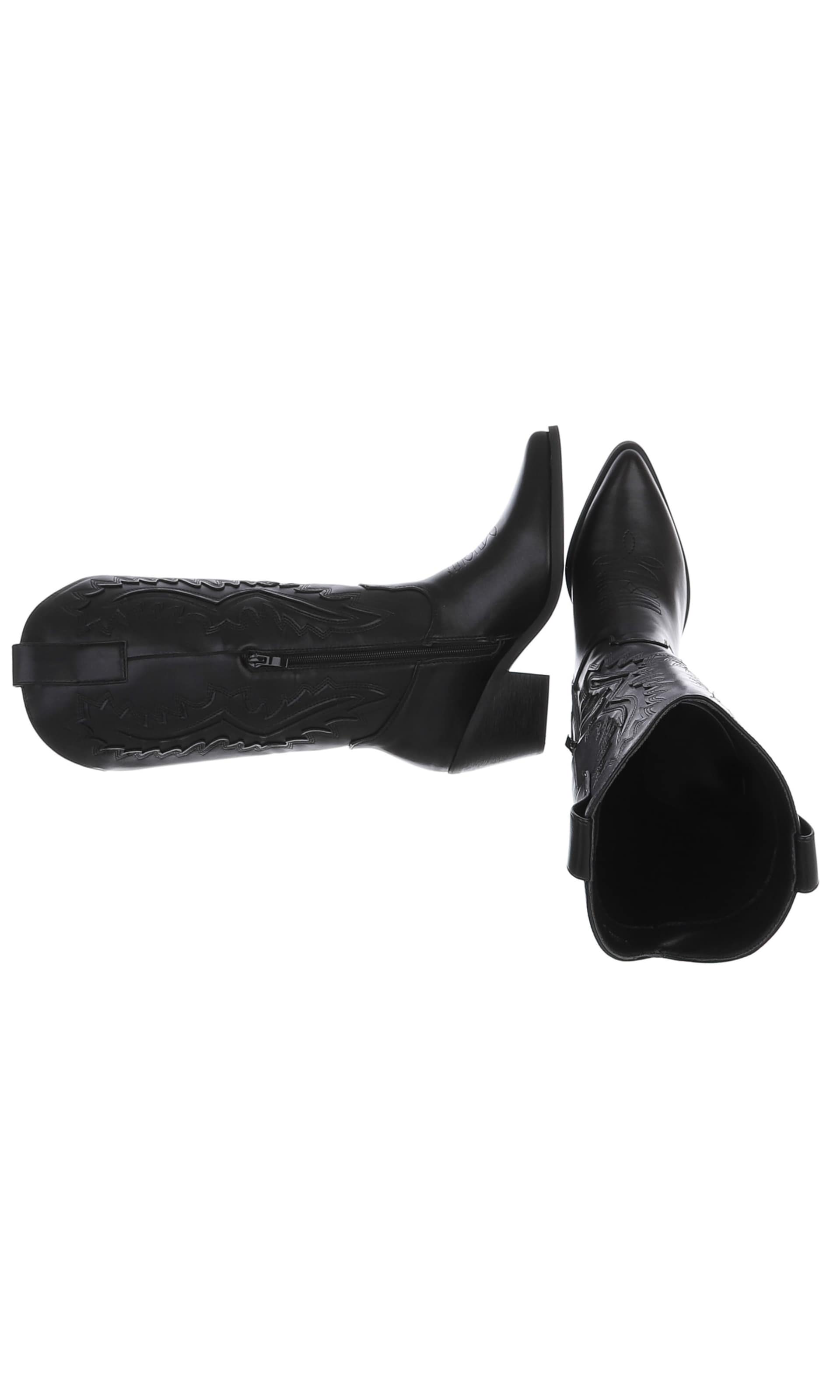 Ital-Design Cowboy Boots in Black