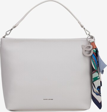 Borsa a spalla 'Borsa Hobo David Jones con Foulard Multicolore e Charm' di David Jones in beige: frontale