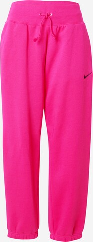 Nike Sportswear Broek 'PHOENIX FLEECE' in Roze: voorkant