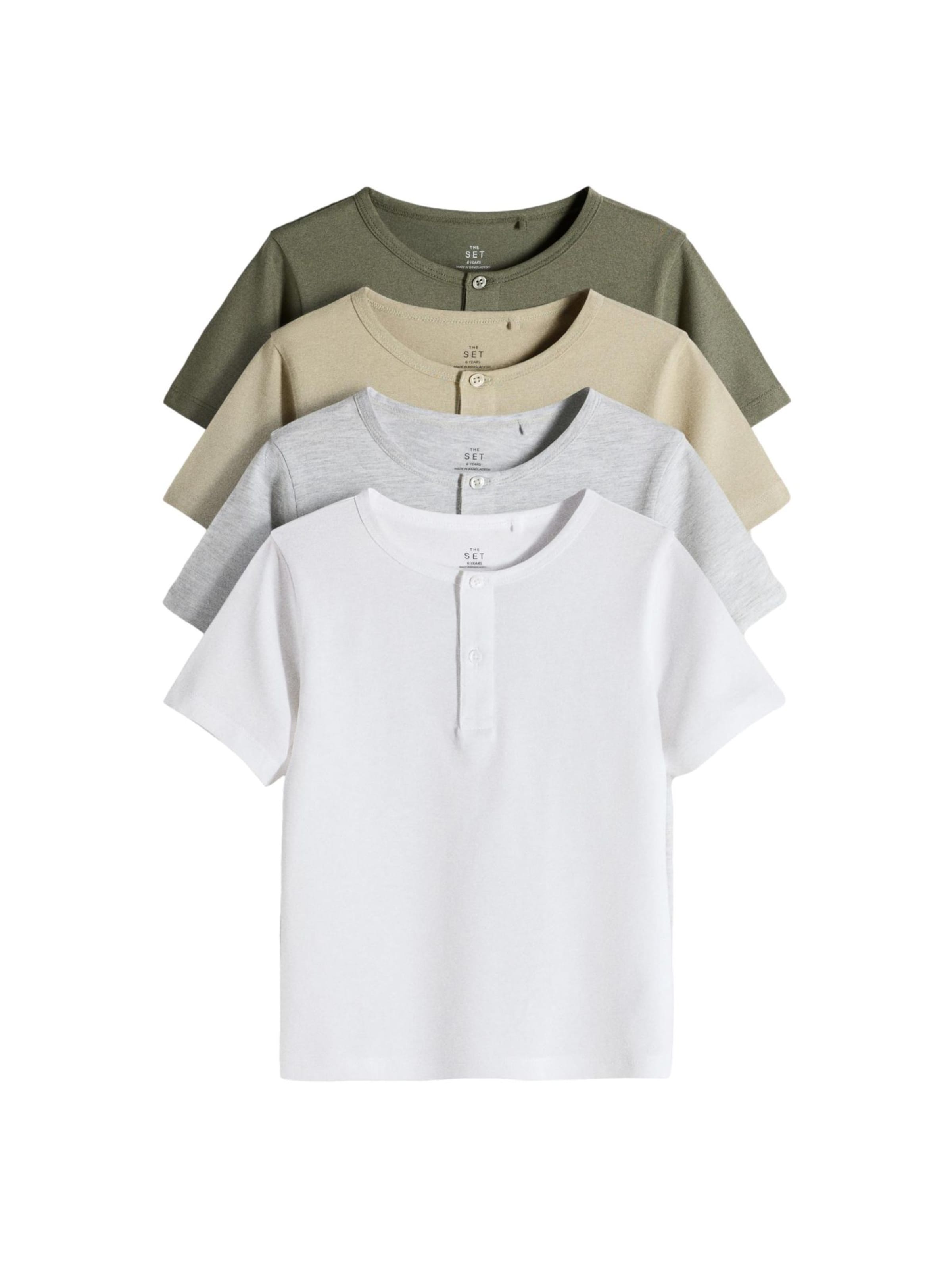 T-Shirt The Set en mélange de couleurs : devant