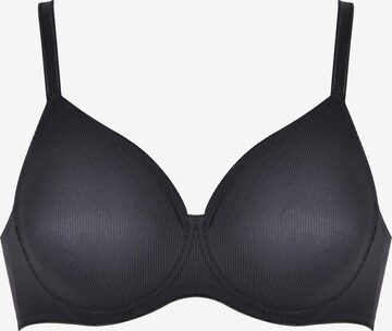 T-shirt Reggiseno di NATURANA in nero: frontale