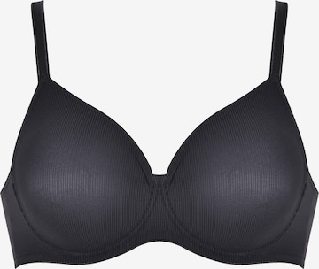 Sutien de tricou Sutien de la NATURANA pe negru: față